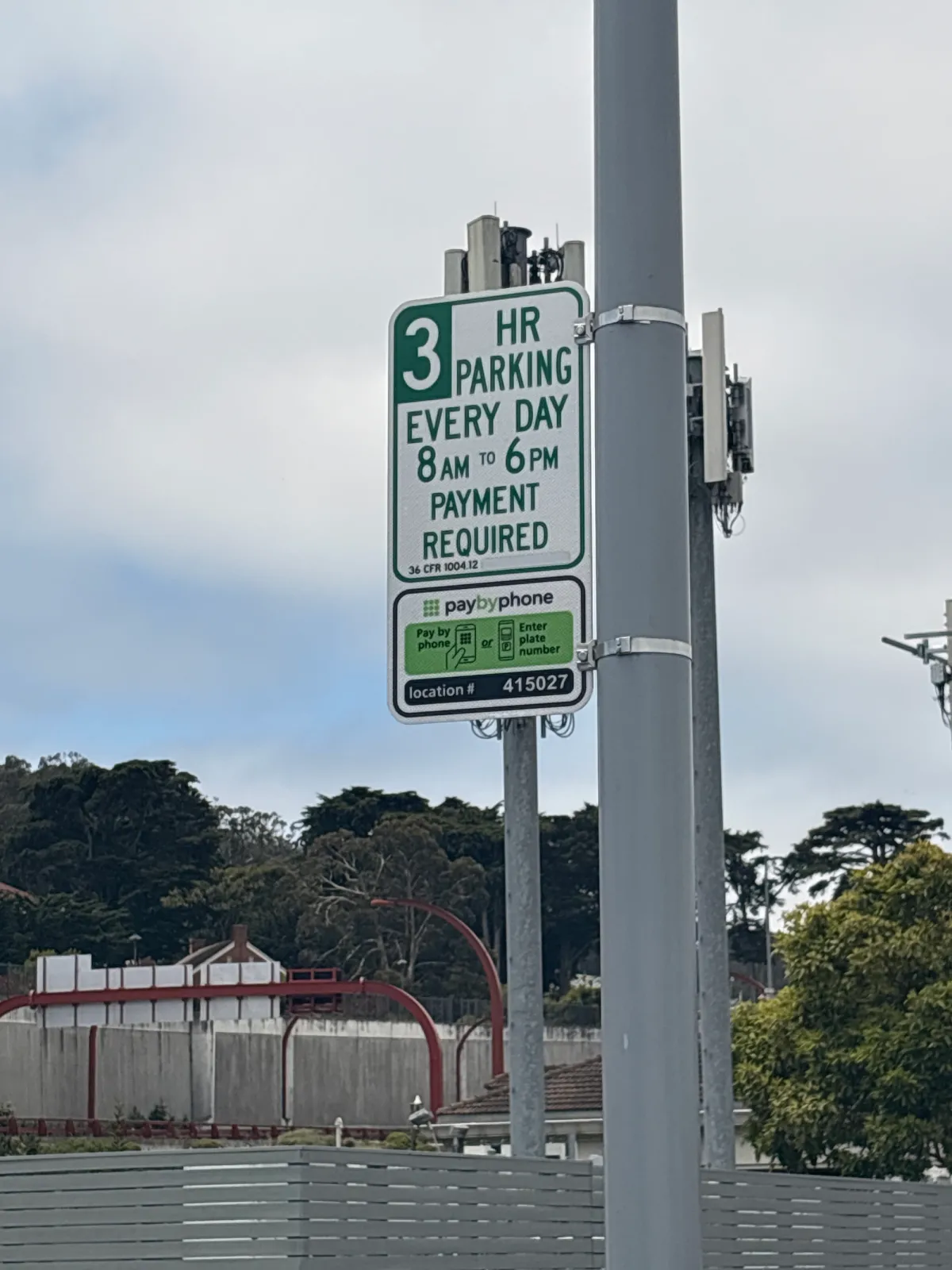 Parking at the sports basement