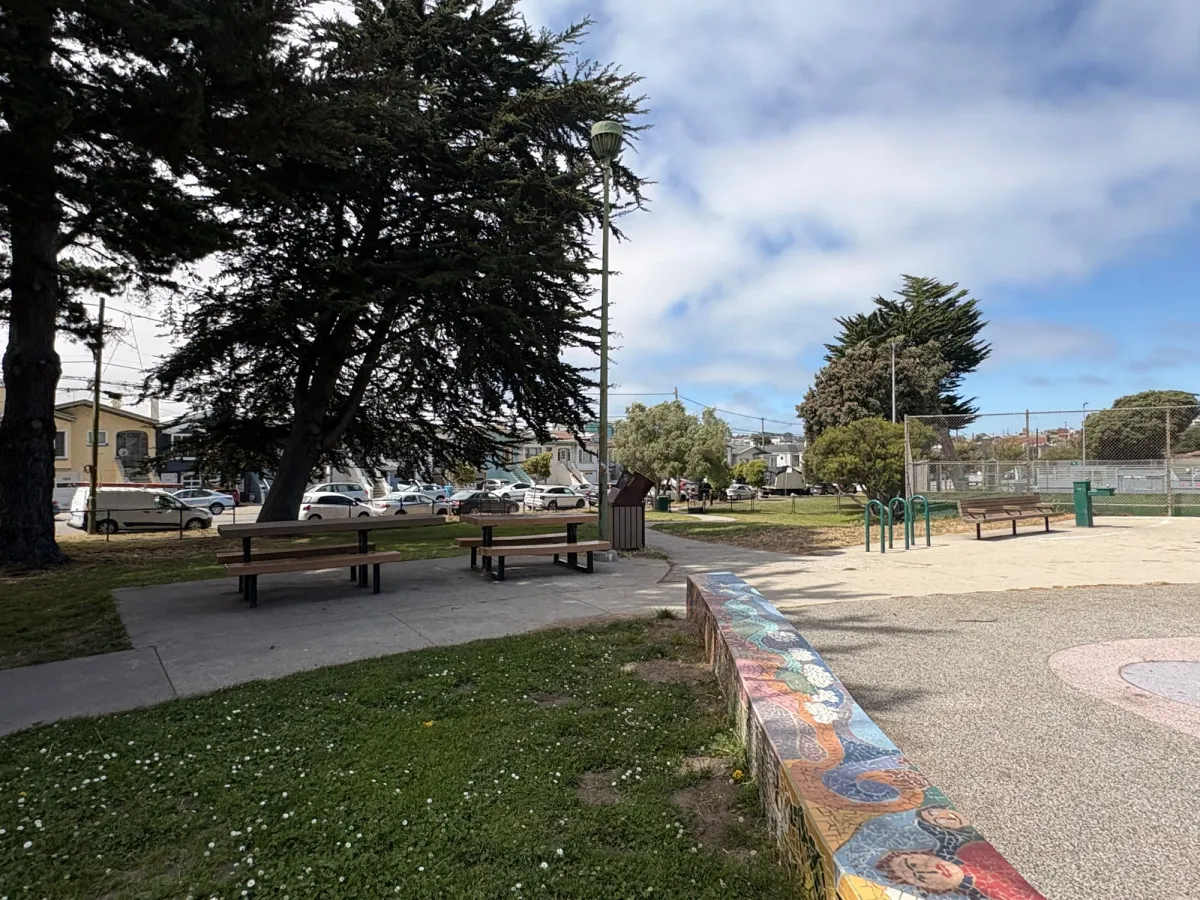 Picnic tables can be reserved