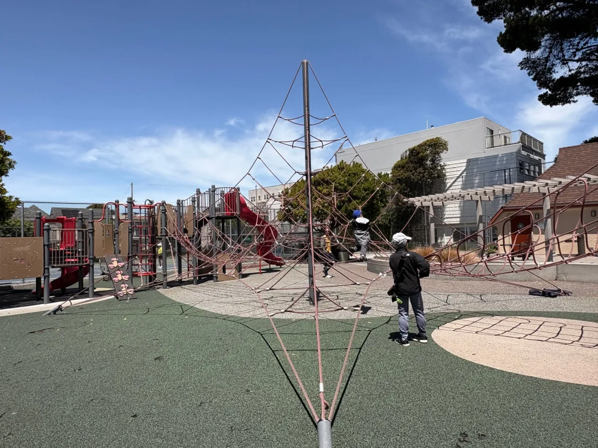 Giant net structure for bigger kiddos