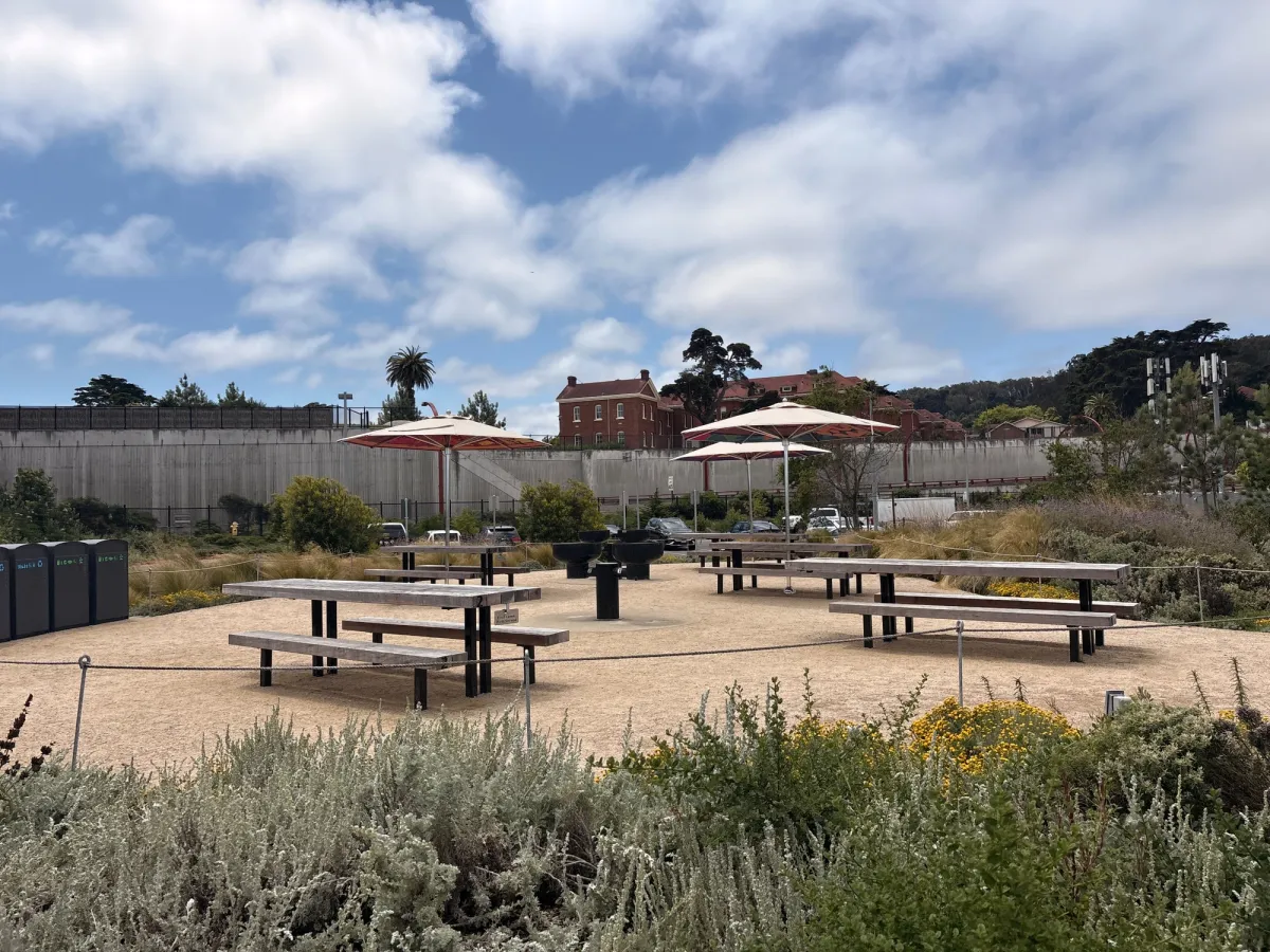 Picnic tables