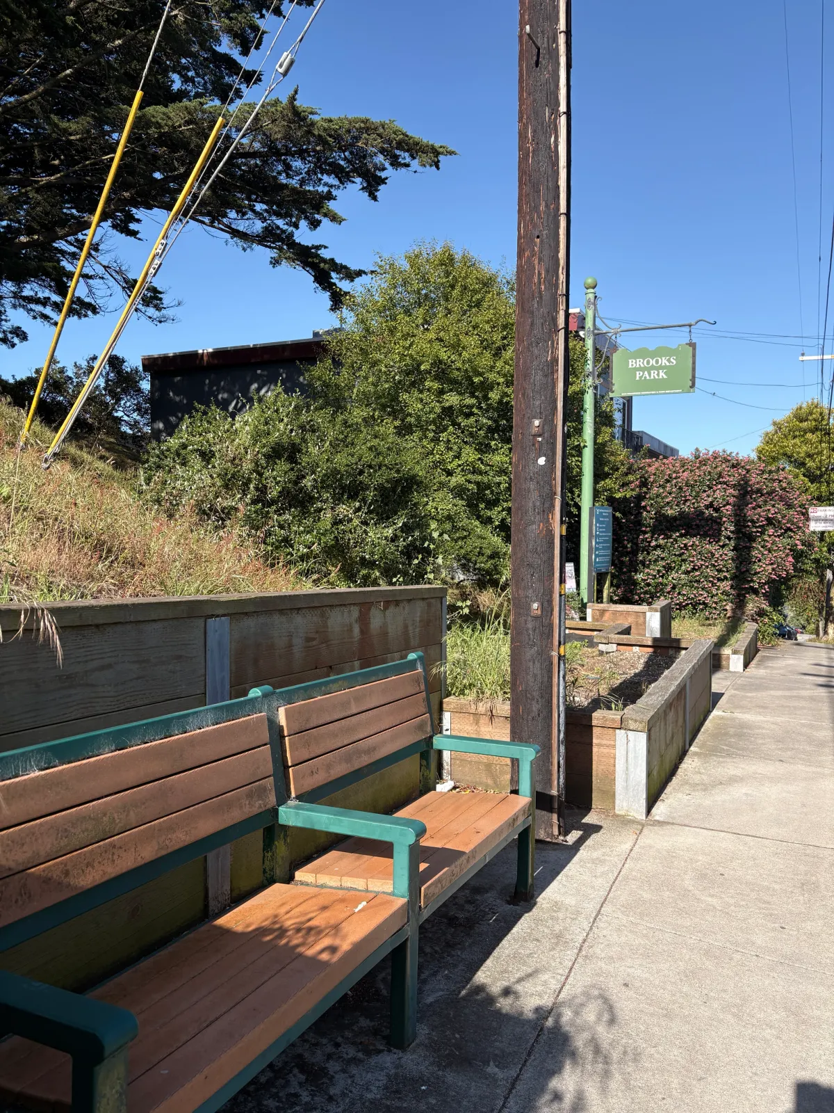 Entry of Brooks Park