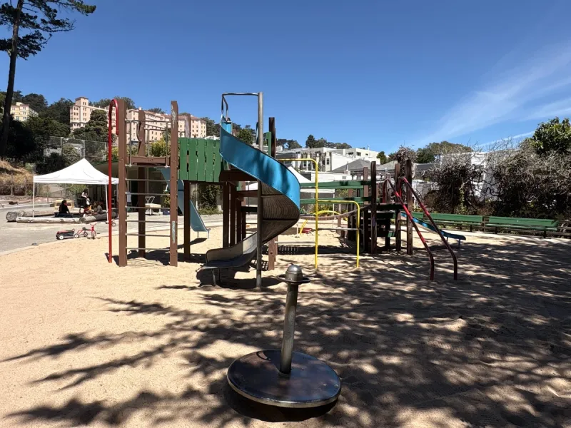 Playground is nestled in the hills of central SF, also slightly vintage