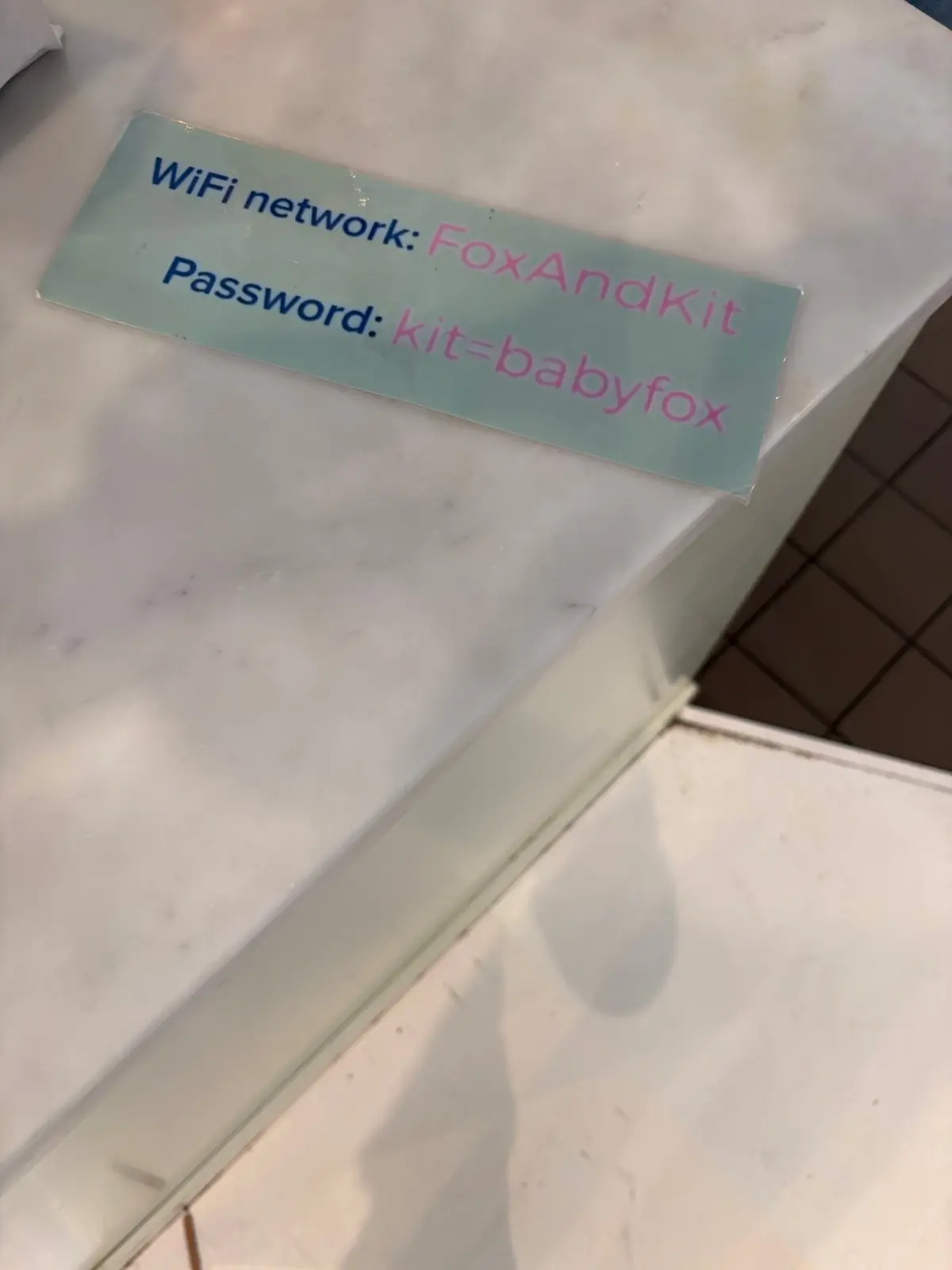 Wifi Password