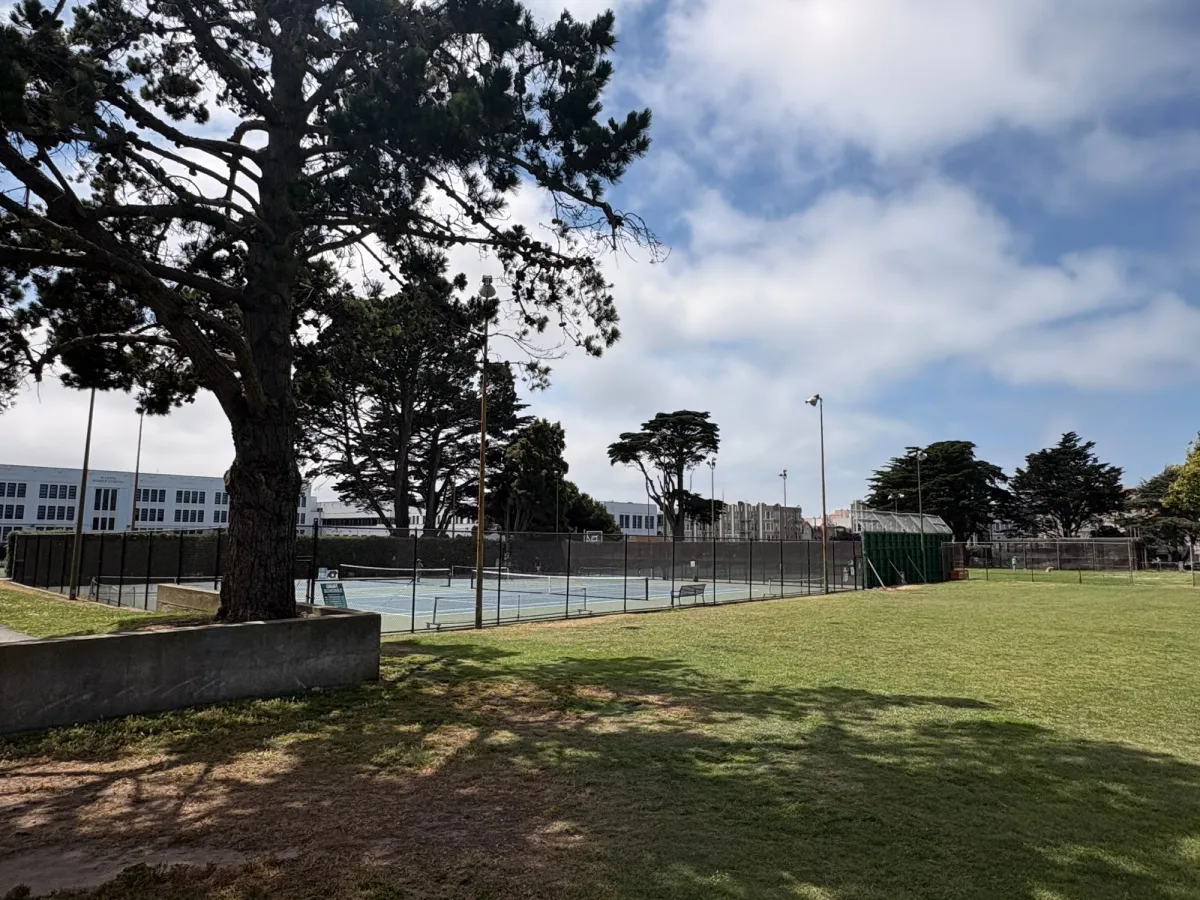 Tennis courts