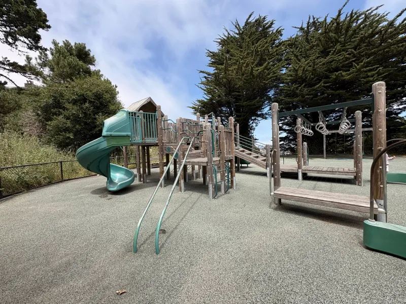 Relatively original play structure for bigger kids
