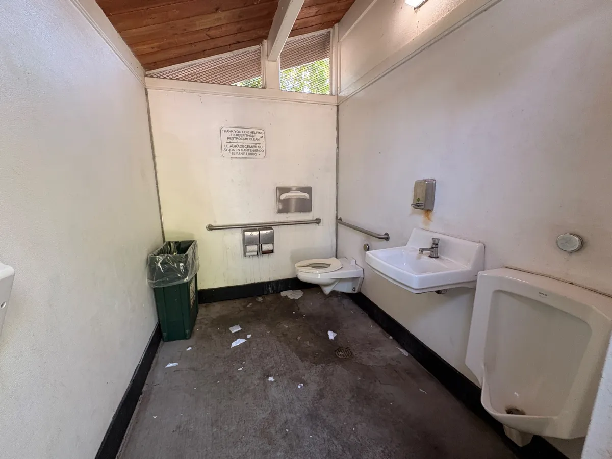 Bathrooms are used.