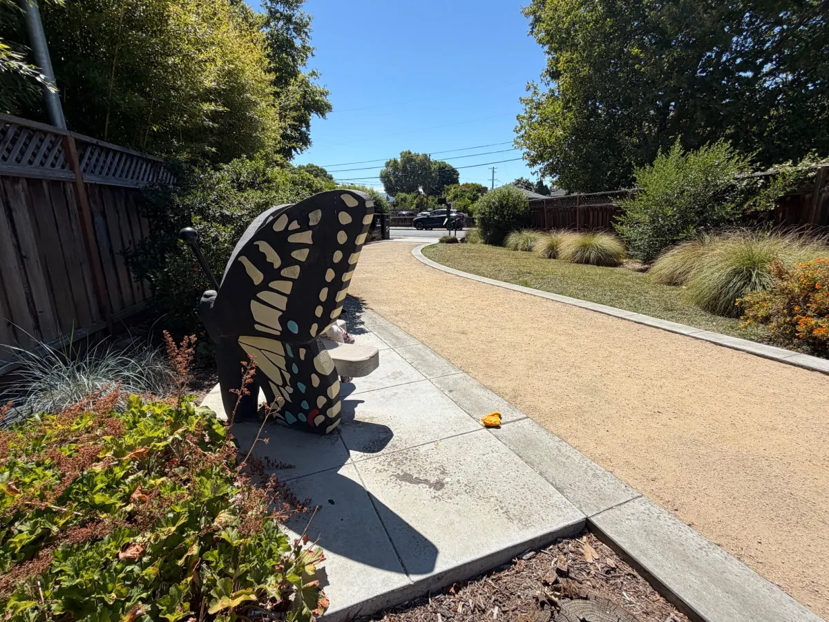 Butterfly bench