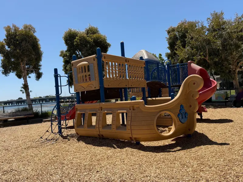 Ship themed play structure