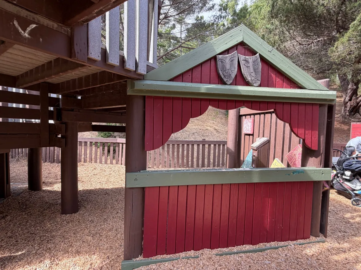 Theater themed playhouse
