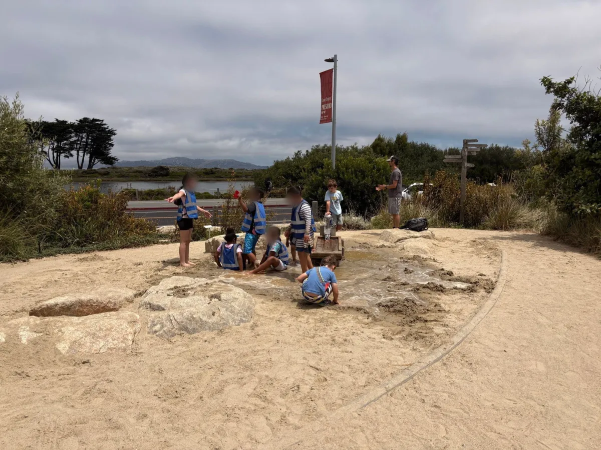 Another splash pad area
