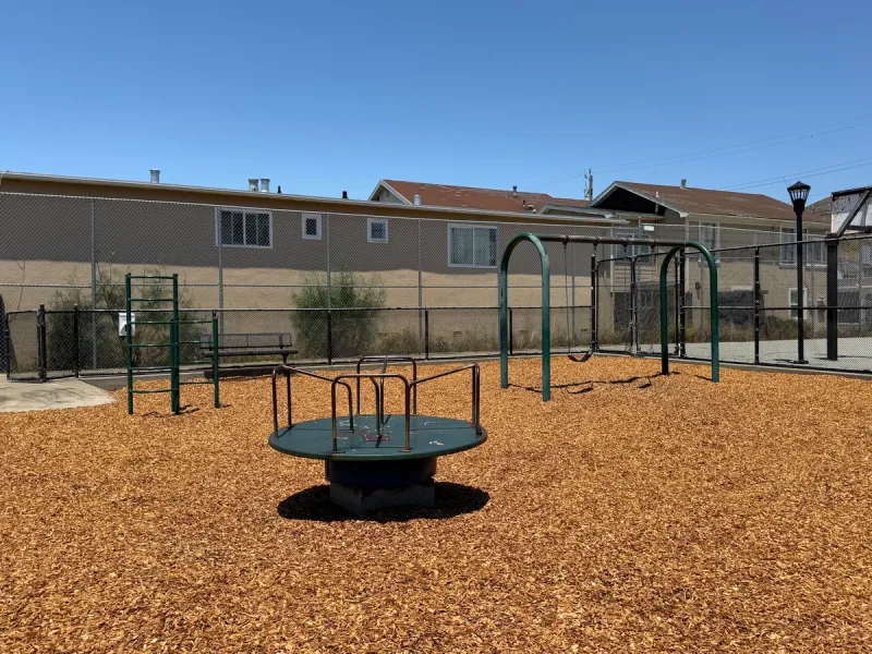 Extremely limited playground equipment 