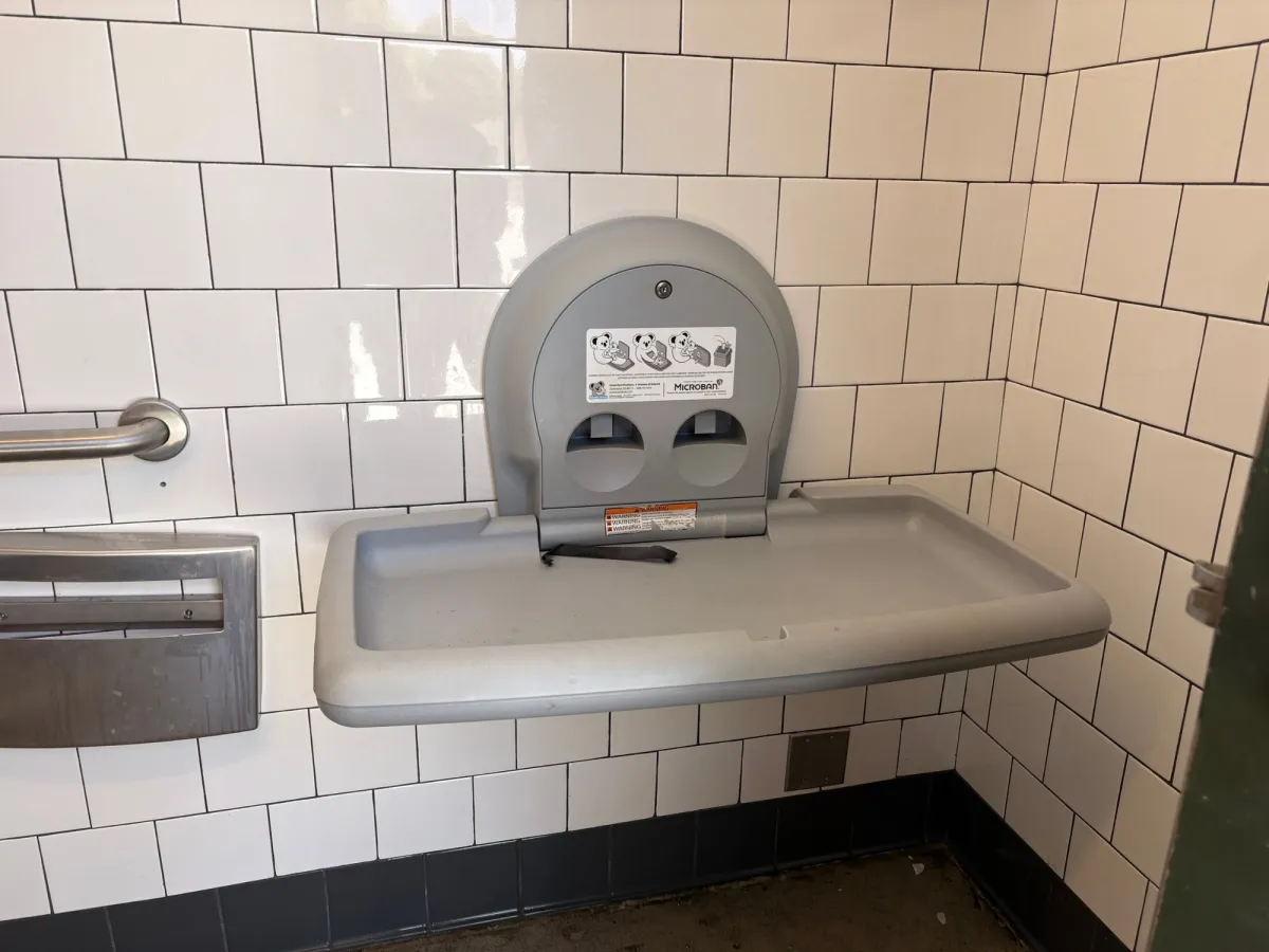 Changing tables for all bathrooms