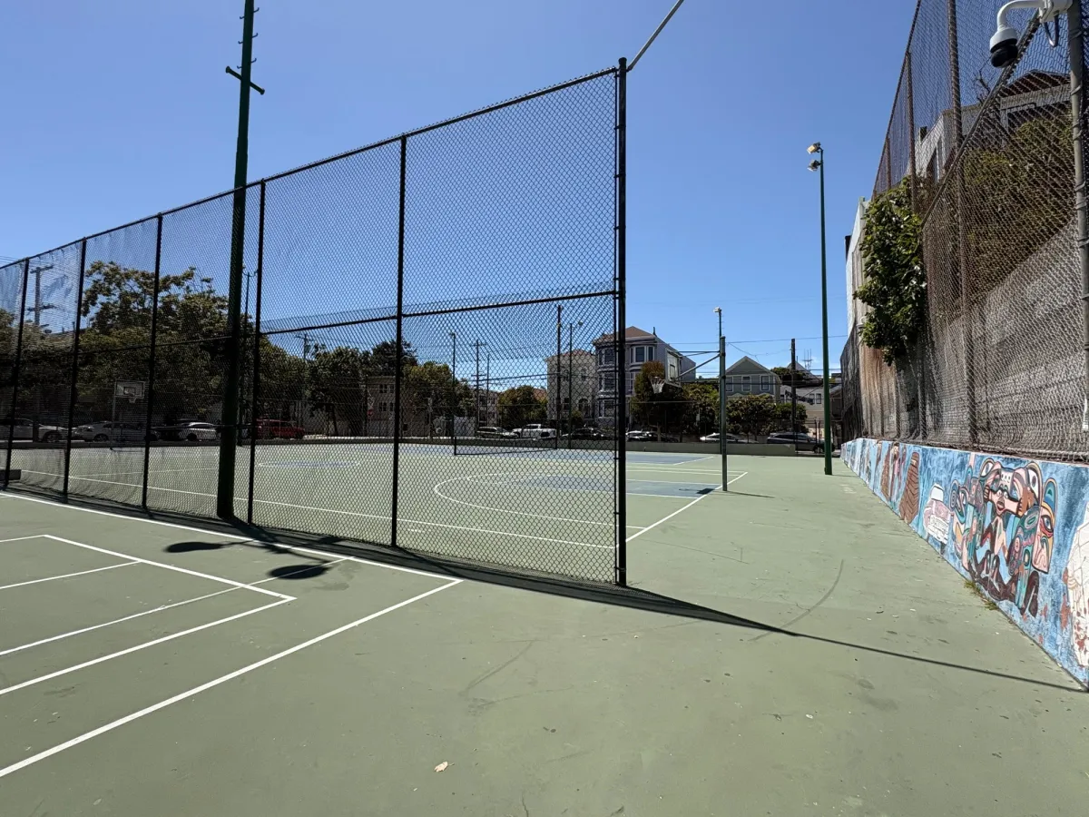 Tennis and Basketball courts