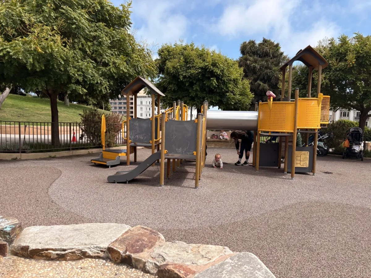 Toddler area  back zone
