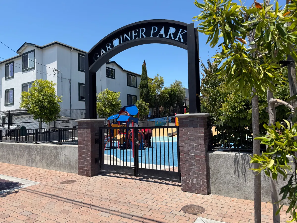 entrance to playground