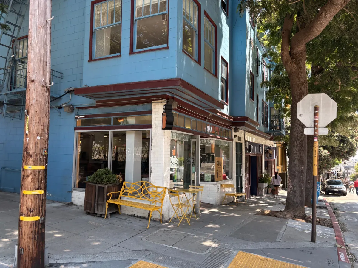 Philz coffee just across the street- best thing ever