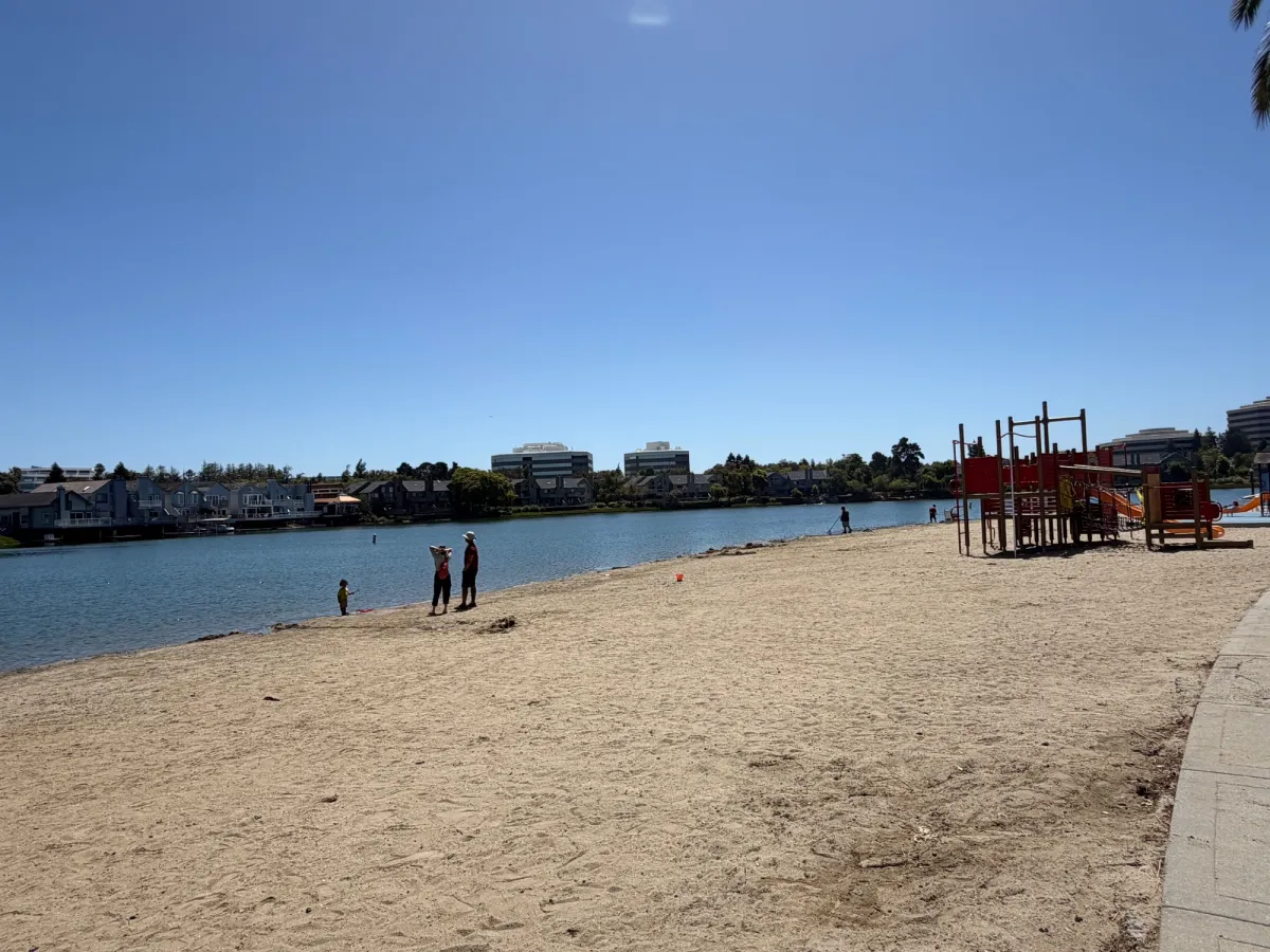 lots of sandy beach