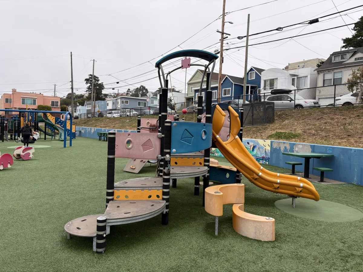 Closeup of the toddler structure