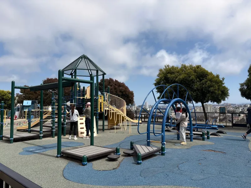 One of a few structures for kiddos
