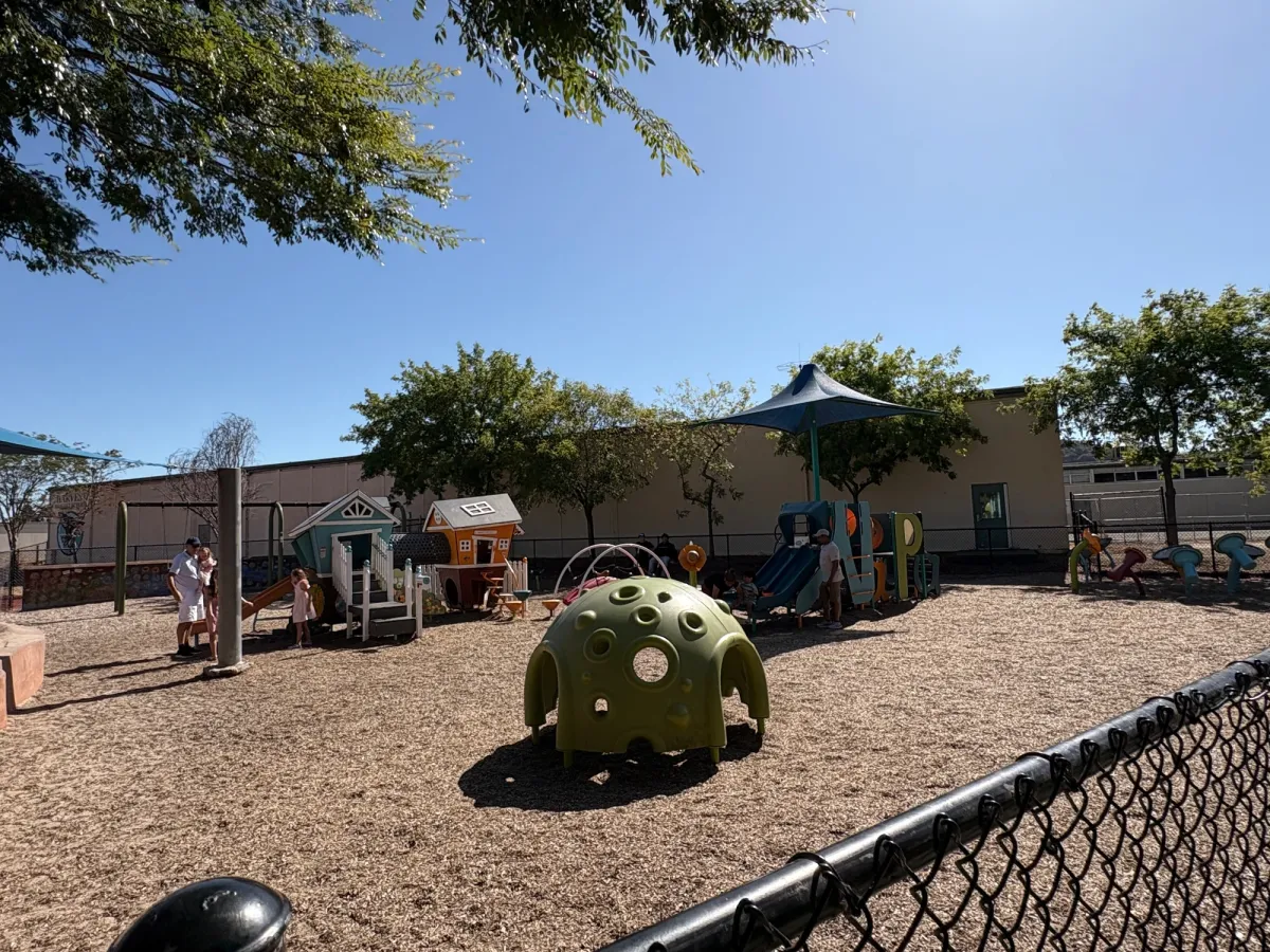 Enclosed toddler view