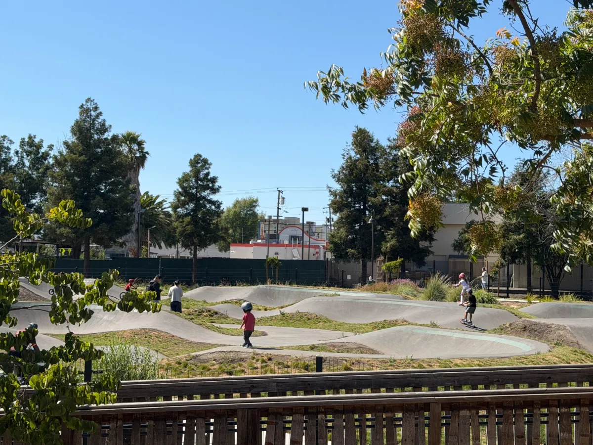 Bike pump track