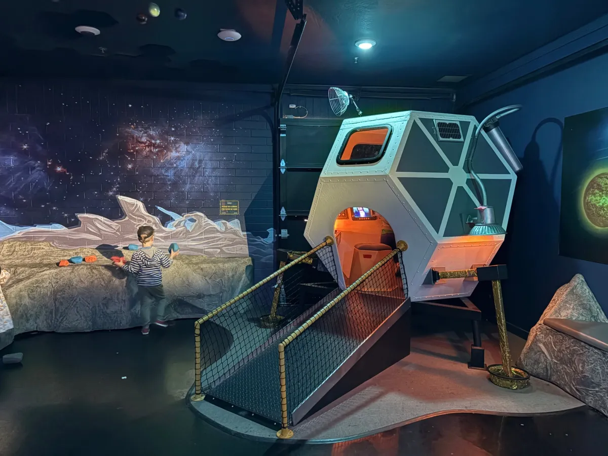 Space satellite room