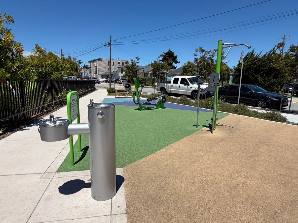 Small outdoor gym 