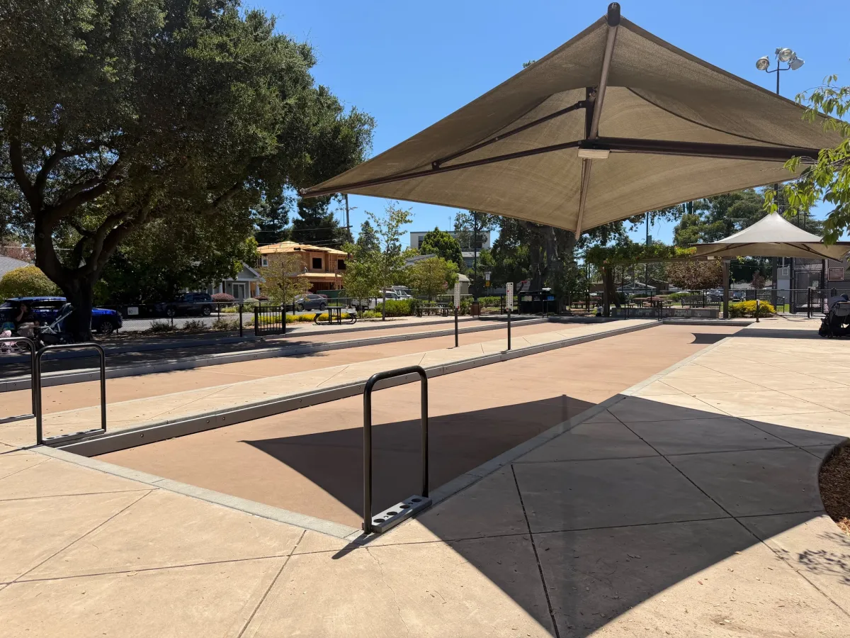 Bocce ball courts
