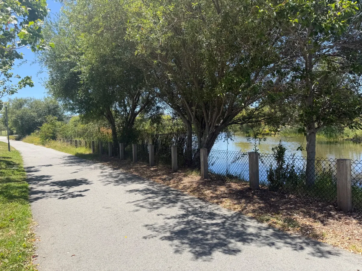 Nice walking paths also perfect for riding bikes