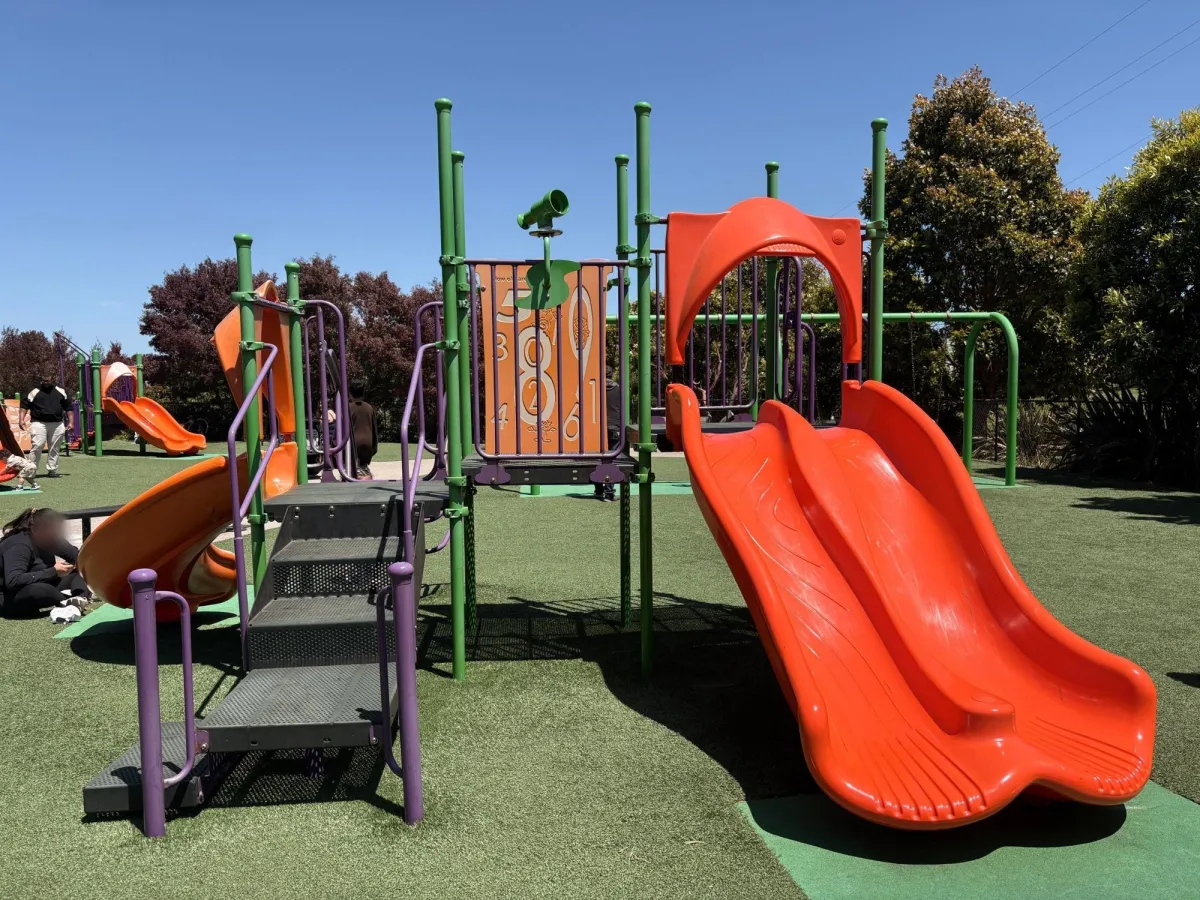 Smaller toddler section with more manageable height