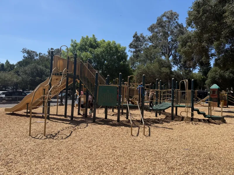 Big slides and good range of climbing equipments