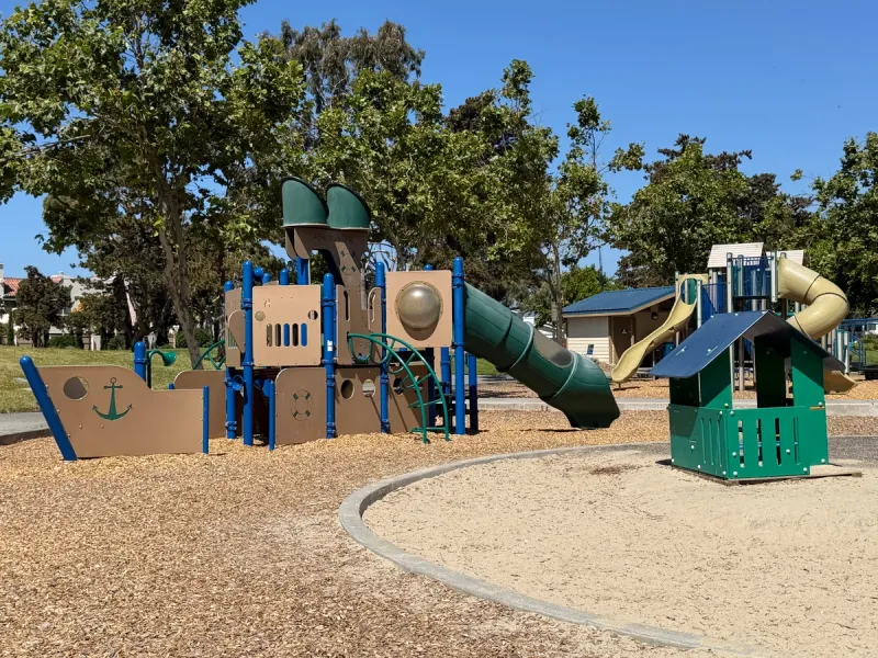 Ship themed toddler play area