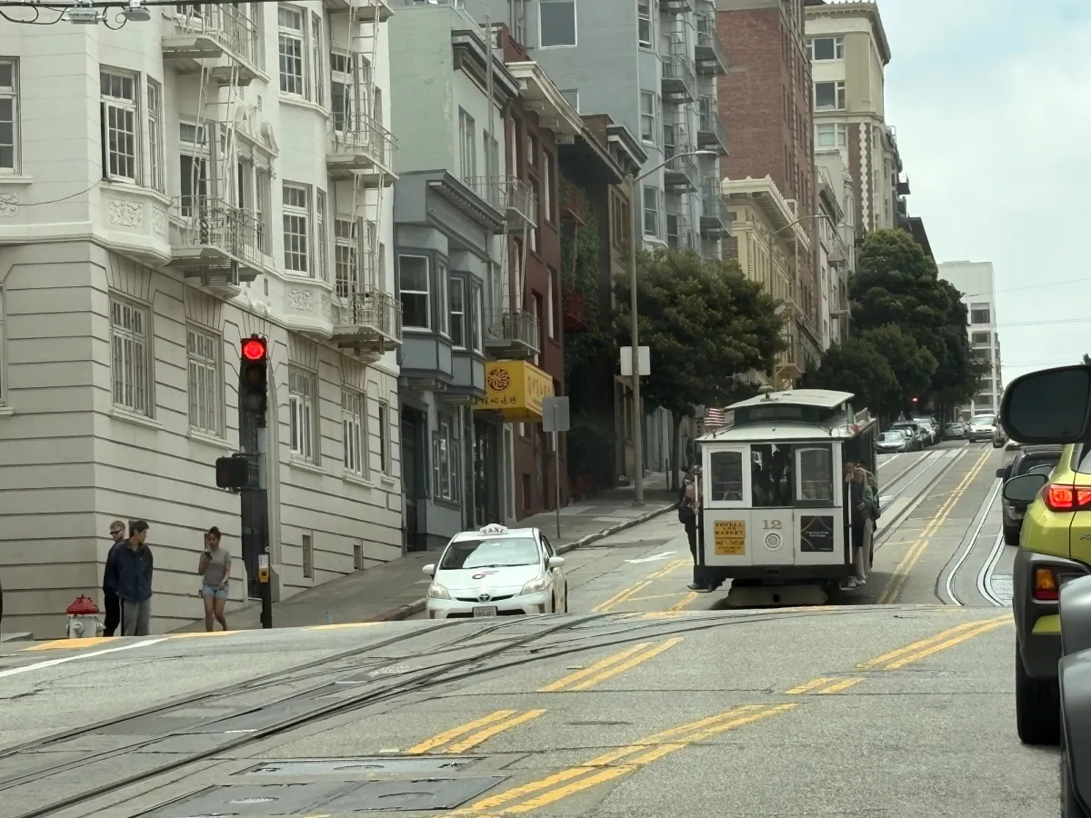 Trolley's along the road