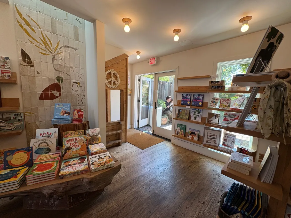 Back book area