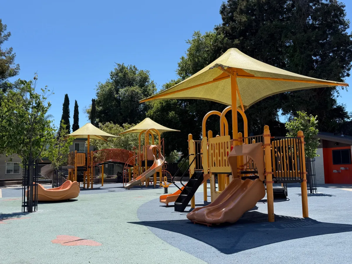 Good sized playground for both younger and older kids