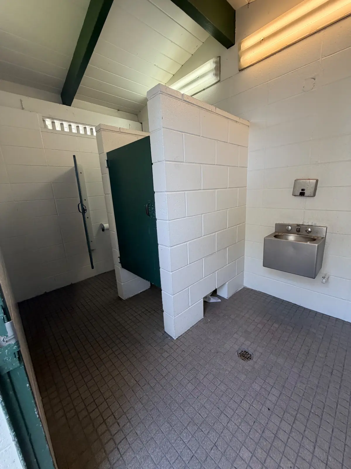 Bathrooms are basic but clean