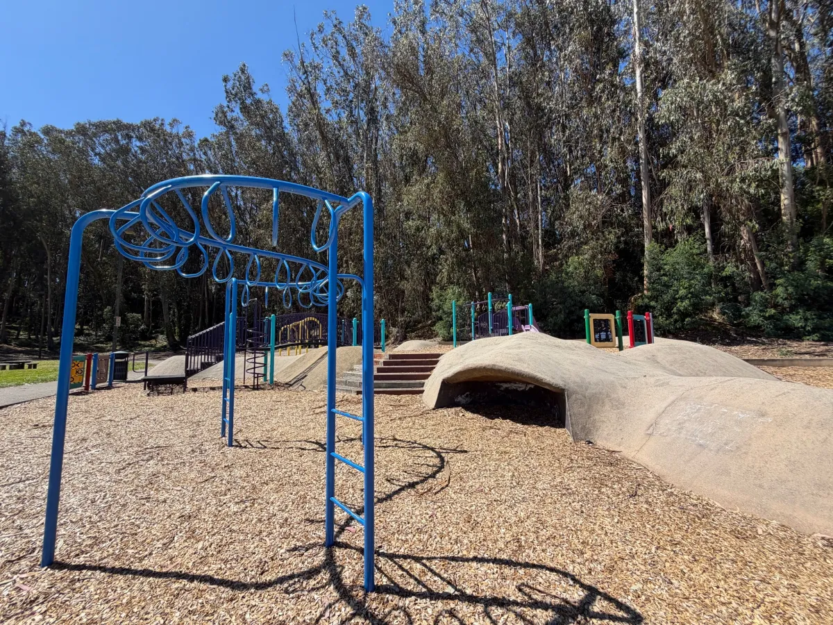 Monkey bars and tunnel hideouts