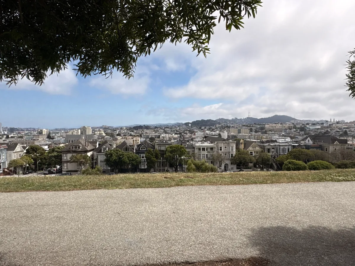 You pretty much get 360 degree views of SF