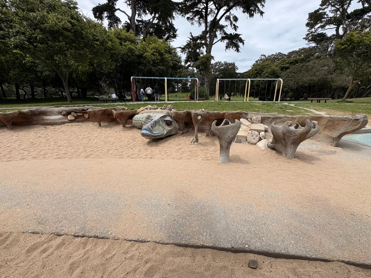 This is where the splashpad is I think
