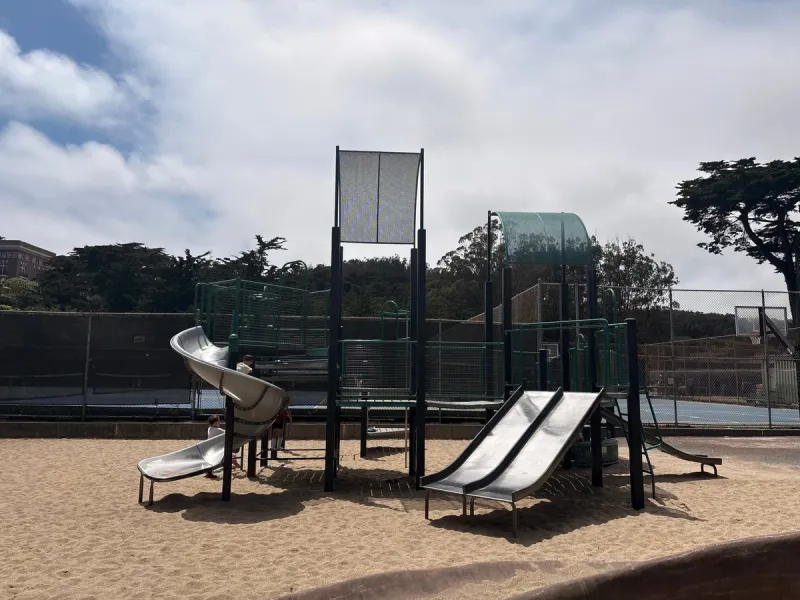 A few low and medium slides