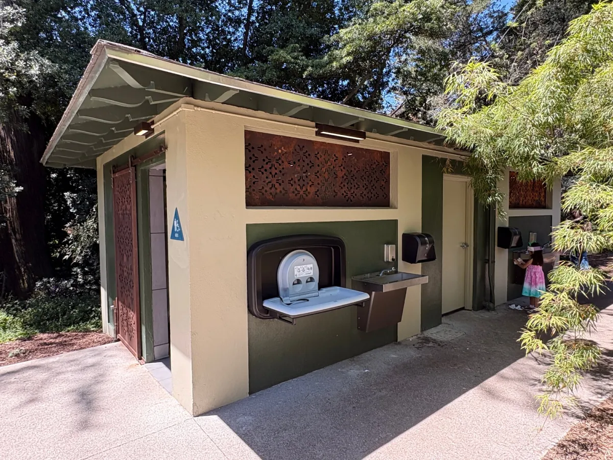 Bathrooms and changing table