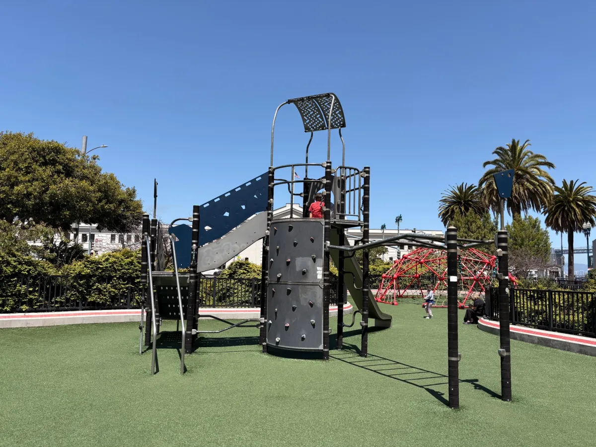 Tall structure with a decently tall slide