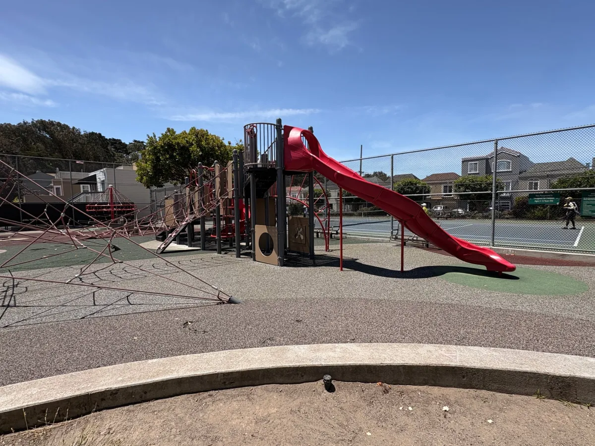 Pretty impressive height on that slide