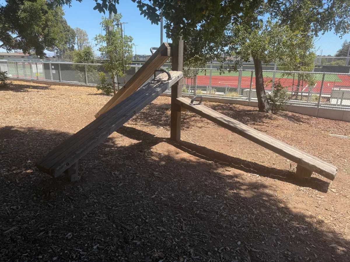 Outdoor gym equipment