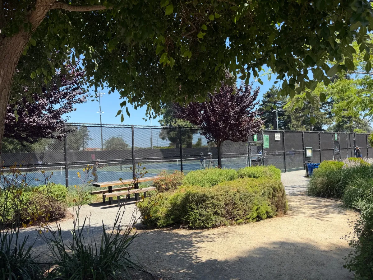Several tennis courts available