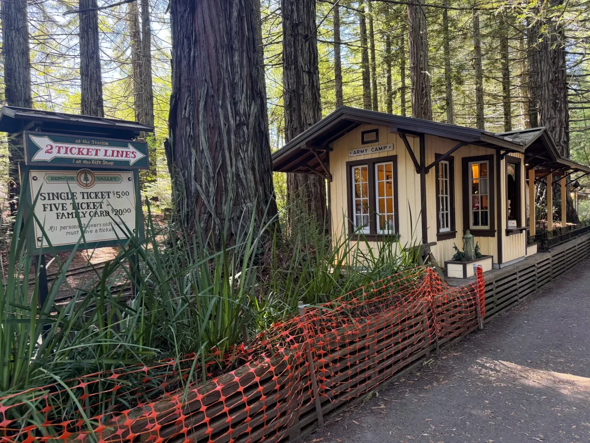 Tilden Park Steam Train at the Redwood Valley Railway
