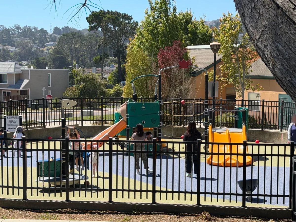 Toddler area, closed off for daycare during weekday mornings