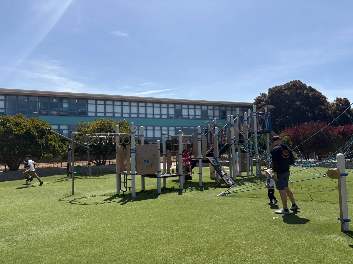 Other wing of the Big kid structure, connected by a giant net