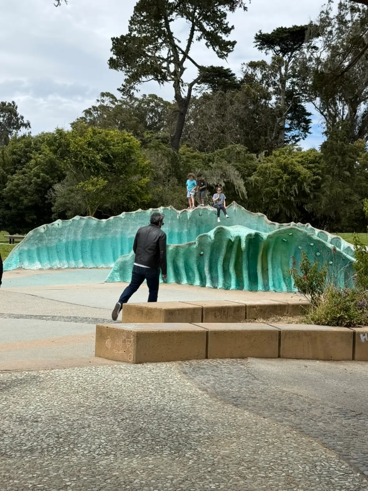 Fun ocean themed climbing structures