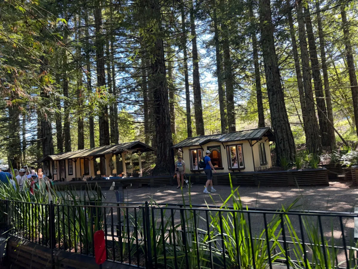 Ticket booth for steam train